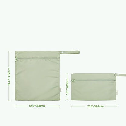 haakaa Waterproof Wet Bags for Baby Wet Dry Bags for Cloth Diaper, Swimsuit & - Image 9