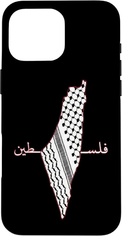 Keffiyeh Palestine Map Arabic Scarf Shemagh Palestinian Flag Case by Unknown