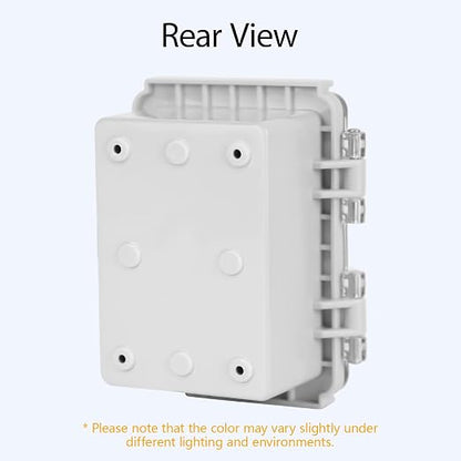 LeMotech Electrical Box, IP67 Waterproof Hinged Clear Cover Stainless Steel - Image 6