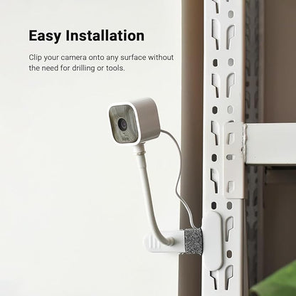 Holicfun Clip Mount for Ring, Google Nest, and Arlo Indoor Outdoor Cameras - Image 2