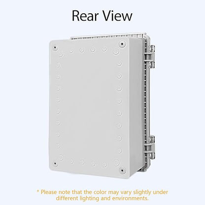 LeMotech Electrical Box, IP67 Waterproof Hinged Clear Cover Stainless Steel - Image 6