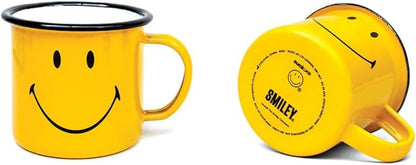 Suck UK Smiley Enamel Tea Mug by Suck+UK