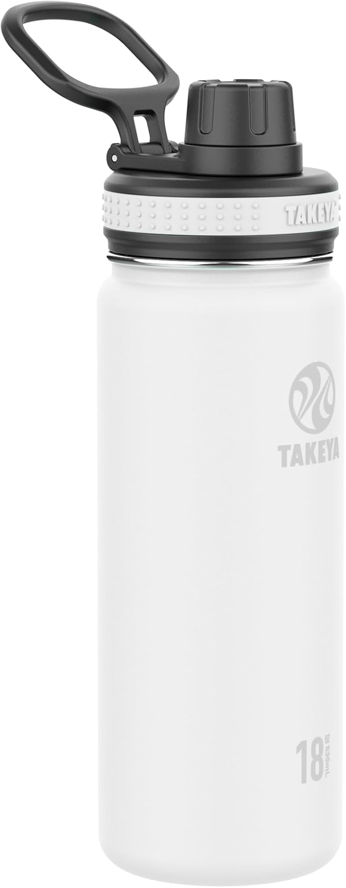 Takeya Originals Vacuum Insulated Stainless Steel Water Bottle, 0.5 Liter / 18 by Takeya