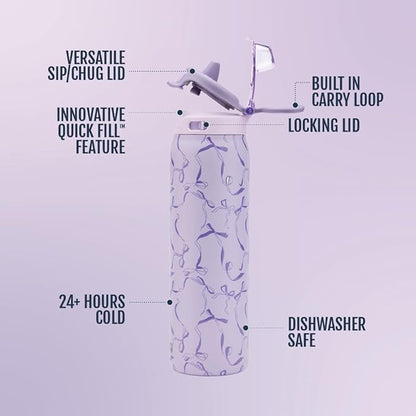 Ello Pop & Fill 22oz Stainless Steel Water Bottle - Image 3