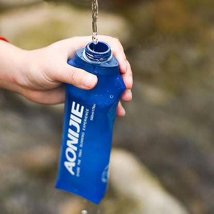 AONIJIE TPU Soft Flask Water Bottle Collapsible Running Flask - Image 4
