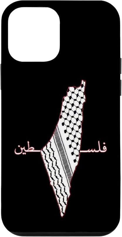 Keffiyeh Palestine Map Arabic Scarf Shemagh Palestinian Flag Case by Unknown