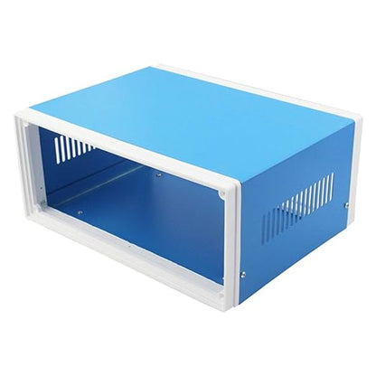 Zulkit Junction Box Blue Metal Project Box DIY Electric Enclosure Case - Image 6