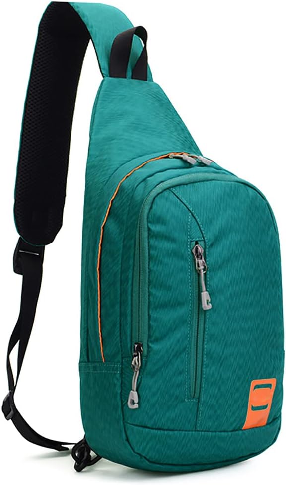 Peicees Small Sling Backpack Waterproof Unisex Shoulder Bag Chest Crossbody by Peicees