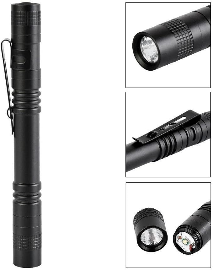 Pen Flashlight, Mini Pocket Flashlight Small Penlight Inspection Flashlight - Image 2