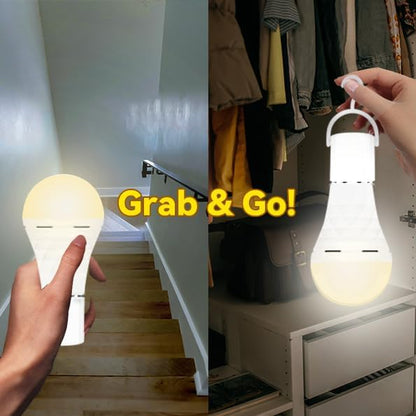 Neporal LITE PRO Rechargeable Light Bulbs, 2600mAh Large Battery Backup Light - Image 7