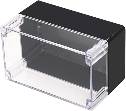 Project Box IP65 Waterproof Junction Box ABS Plastic Black Electrical Boxes DIY by Otdorpatio
