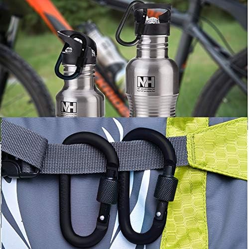 Locking Carabiner Clip, Vonpri 3 Inch D Ring Clips Spring Snap Key Chain Hook - Image 4