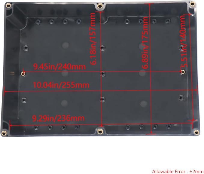 Project Box ABS Black Electrical Boxes IP65 Outdoor Waterproof Box Electronic - Image 4