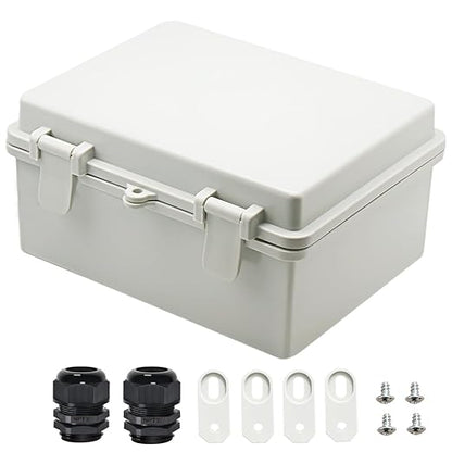 Zulkit Junction Box ABS Plastic Dustproof Waterproof IP65 Electrical Boxes by Zulkit