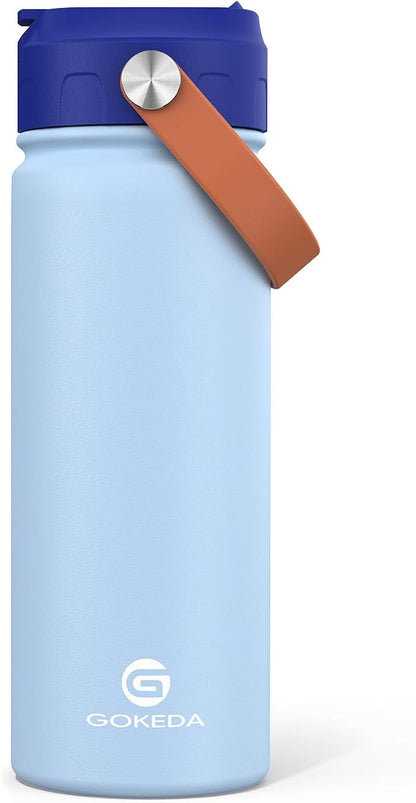GoKEDA 18oz Kids Water Bottle, Insulated Water Bottles by Unknown