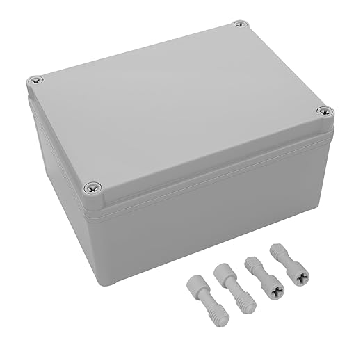 LeMotech IP67 Waterproof Junction Box ABS Plastic Project Box Dustproof by LeMotech