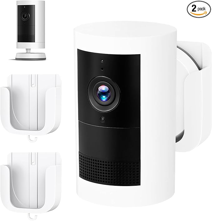 No Drill Wall Mount for Ring Outdoor Cam Plus, Easy Installation by ALERTCAM