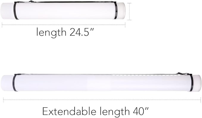 TRANSON 2-pack Durable Poster Storage Tube - Image 2