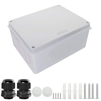 LeMotech Junction Box, Electrical Box IP65 Water Resistant Dustproof ABS by LeMotech