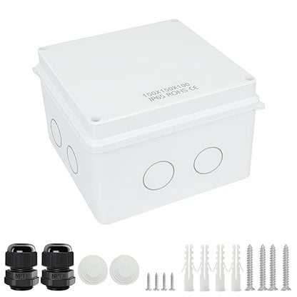 LeMotech Junction Box, Electrical Box IP65 Water Resistant Dustproof ABS by LeMotech