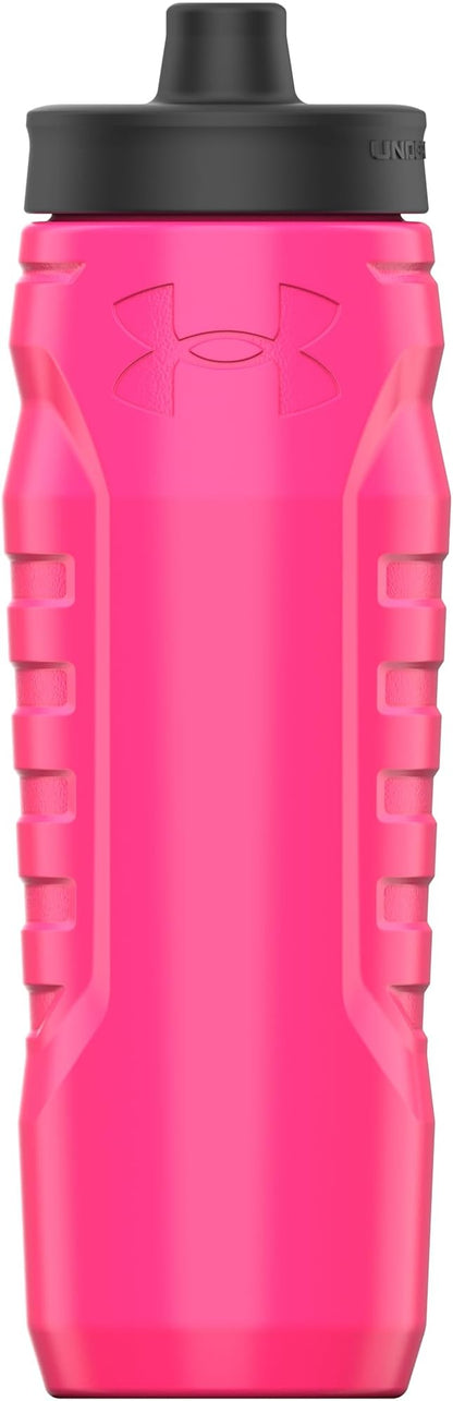 Under Armour 32oz Sideline Squeeze Bottle Hot Pink - Image 2