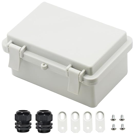 Zulkit IP65 Waterproof ABS Plastic Electrical Box by Zulkit