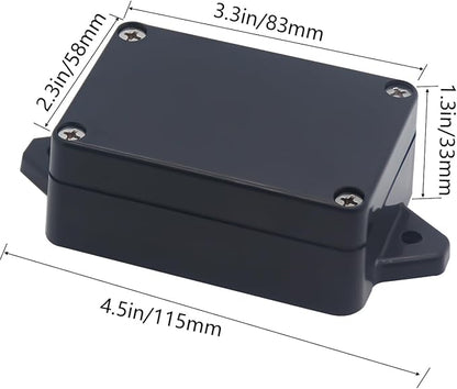 Project Box ABS Black Electrical Boxes IP65 Outdoor Waterproof Box Electronic - Image 2