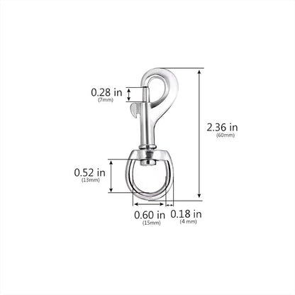 Lucky Goddness 20pcs Swivel Snap Hooks - Image 2