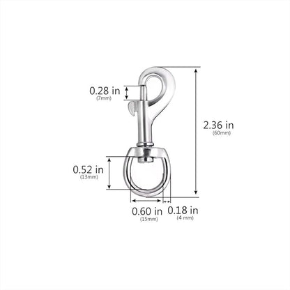 Lucky Goddness 20pcs Swivel Snap Hooks - Image 4