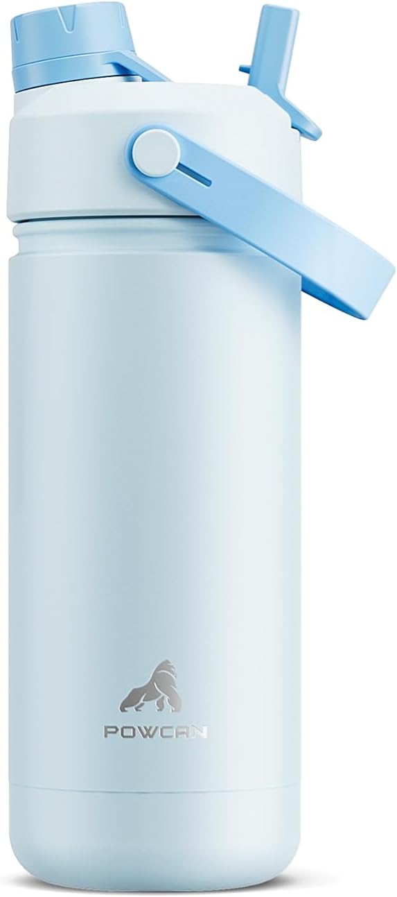 POWCAN 18 oz Insulated Water Bottle by POWCAN