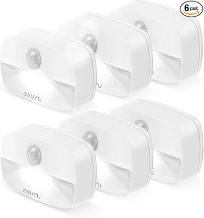 ZISUYU Motion Sensor Light Indoor Led Night Light Stick on Nightlight Battery by WelcometoZISUYUHome