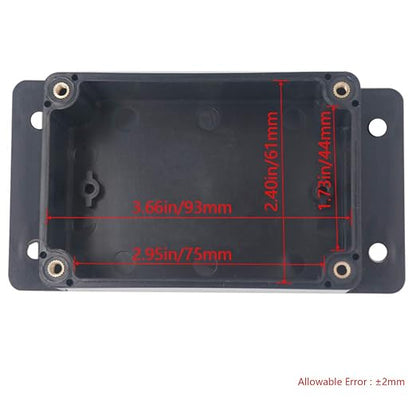 2Packs Junction Box IP65 Waterproof ABS Plastic Electrical Project Case Power - Image 3
