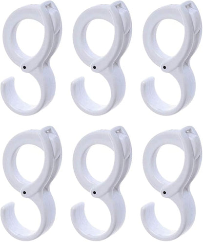 White Hanging Hooks, Table Edge Hook, Hook Clip, Hanging Clips Hook, Windproof by Artist+Unknown