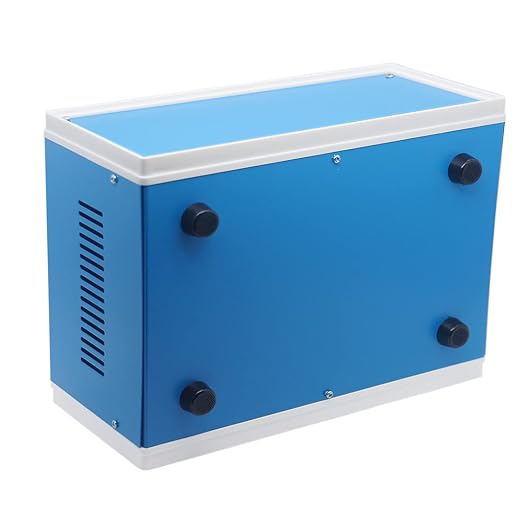 Zulkit Electronic Enclosures Blue Metal Enclosure Project Case DIY Box Junction - Image 5
