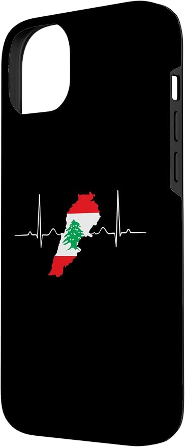 Lebanon Heart Lebanese Heartbeat Vintage Lebanon Map Case - Image 2