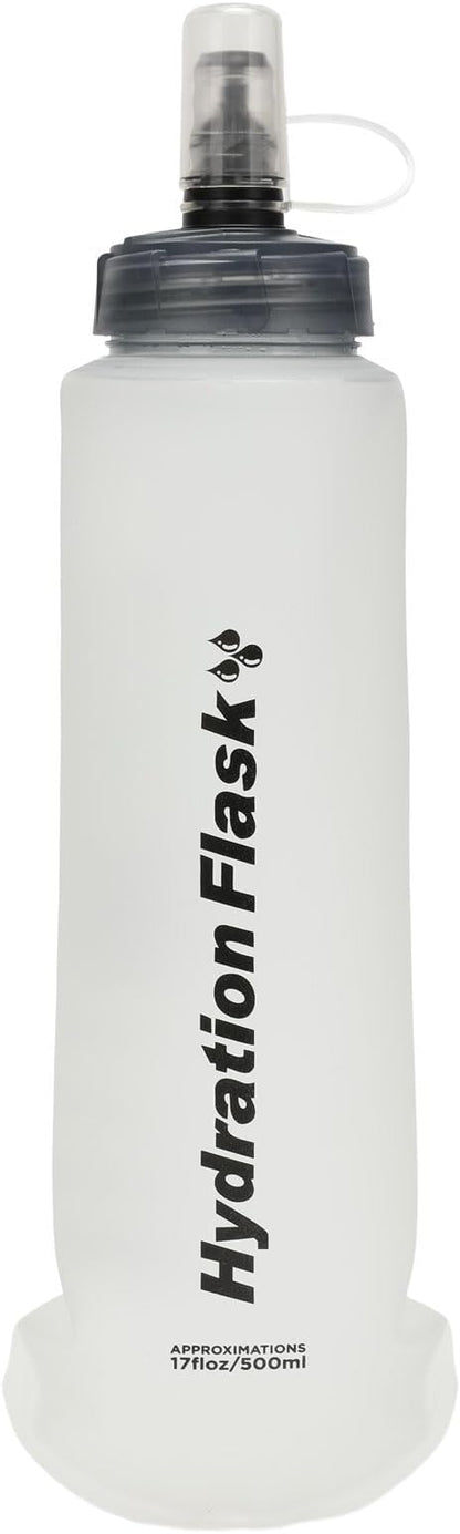 Azarxis TPU Soft Flask Collapsible Water Bottle Running Folding Gel Water by DesignedforOutdoorSports