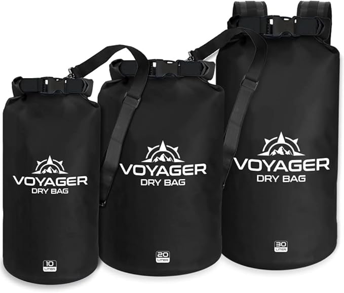 EcoGear FX Heavy Duty Waterproof Dry Bag Voyager Series – Durable Roll Top - Image 2