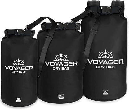 EcoGear FX Heavy Duty Waterproof Dry Bag Voyager Series – Durable Roll Top - Image 2
