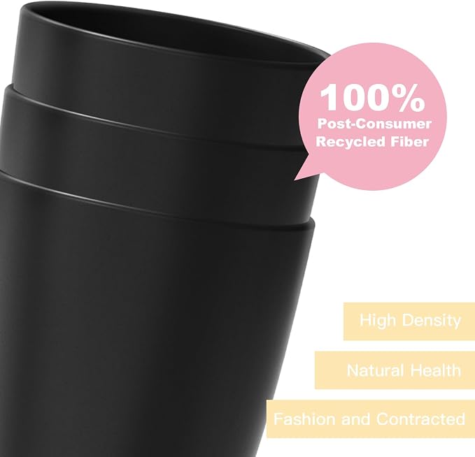 Homienly Kitchen Cups 20oz Wheat Straw Cups-6 pcs Lightweight cups Unbreakable - Image 4