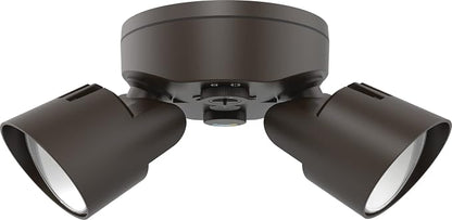 Lithonia Lighting HomeGuard 2-Light LED Outdoor Flood Lights, Outdoor LED Lights - Image 7