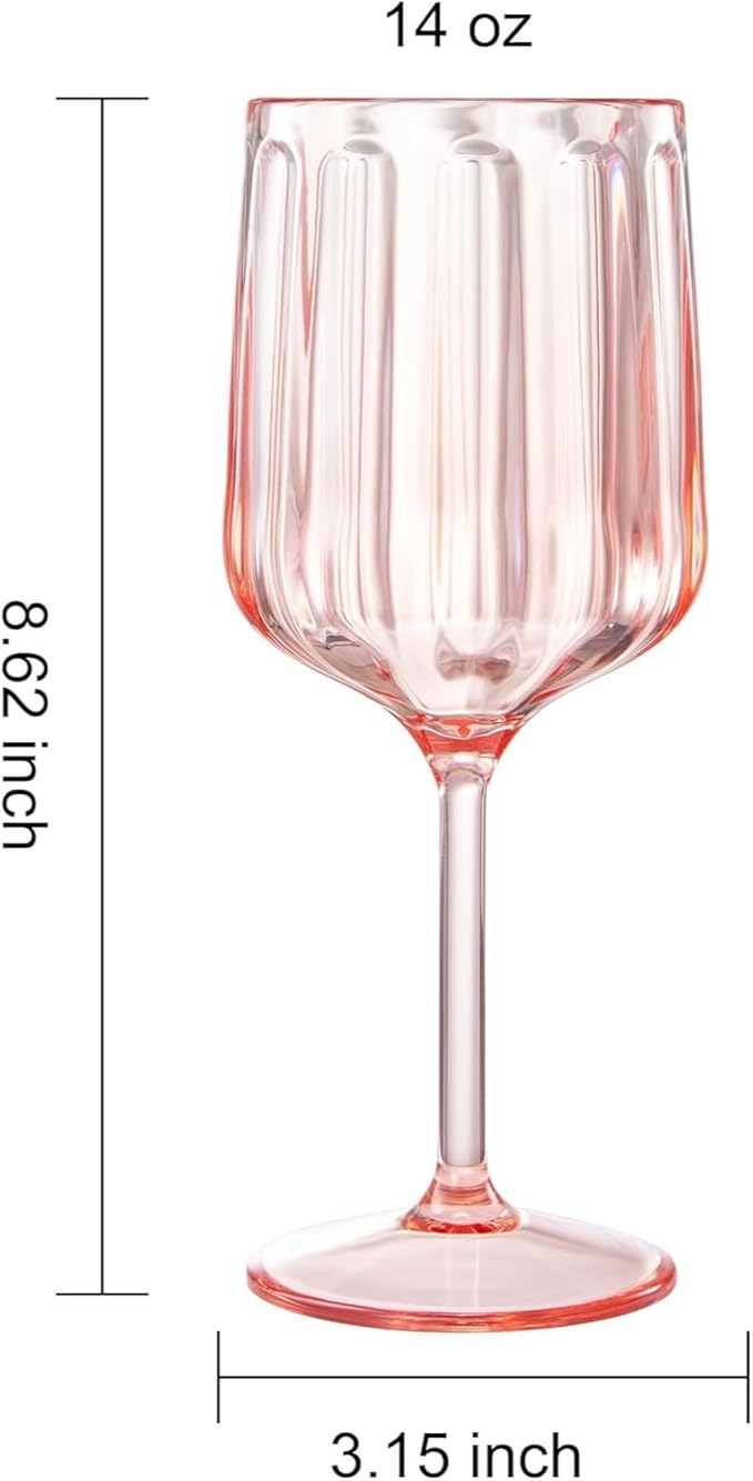 Khen Acrylic Lucia Stemmed Goblets - Image 9