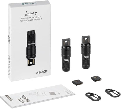OLIGHT 2 Pack IMINI 2 EDC Rechargeable Keychain Flashlight, 50 Lumens Compact - Image 8