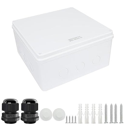 LeMotech Junction Box, Electrical Box IP65 Water Resistant Dustproof ABS by LeMotech