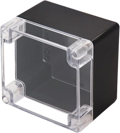 Project Box IP65 Waterproof Junction Box ABS Plastic Black Electrical Boxes DIY by Otdorpatio