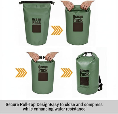 Waterproof Dry Bag Set of 3 – Roll Top PVC Dry Bags Waterproof - Image 5