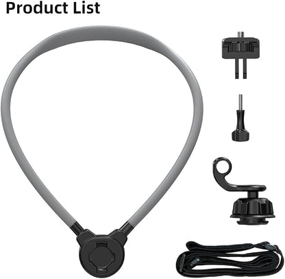 Magnetic Neck Mount for Action Camera, Quick Release Chest Holder Mount for - Image 9