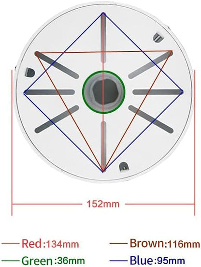 Dome Camera Universal Heavy-Duty Outdoor Security Camera Pole Mount Bracket - Image 3