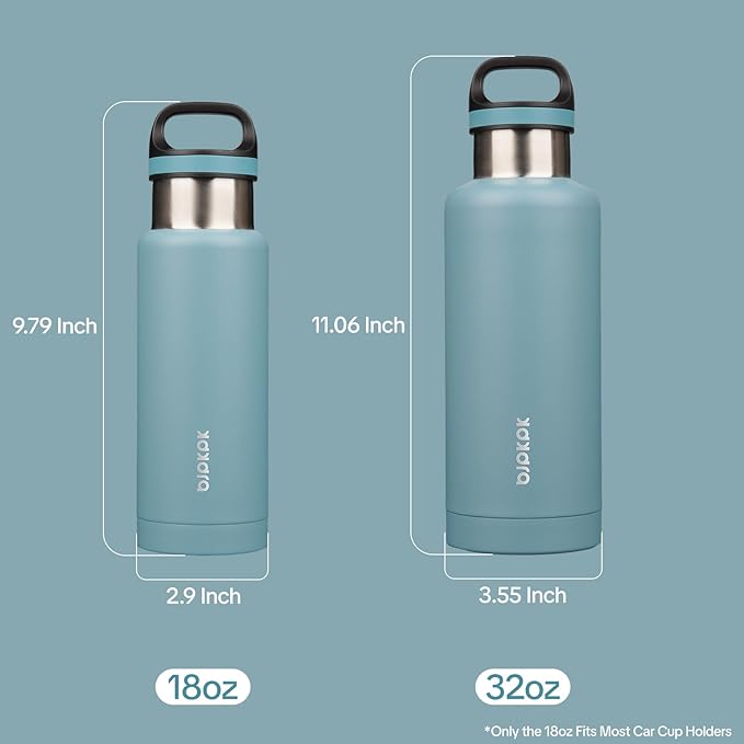 BJPKPK Insulated Water Bottle 18OZ Stainless Steel Water Bottle - Image 3