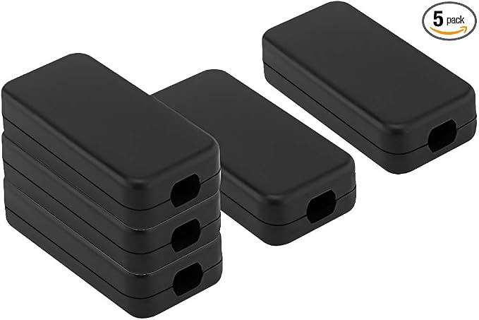 LeMotech 5Pcs ABS Plastic Electrical Project Case Power Junction Box, Project by LeMotech