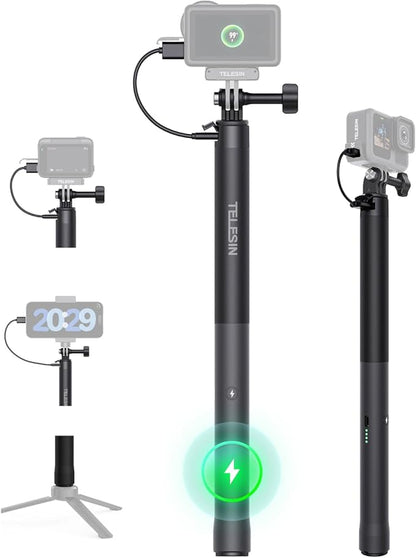 TELESIN Power Grip Selfie Stick by telesin